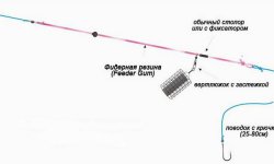Фидергам в фидерном монтаже: как привязать к леске, оснастка