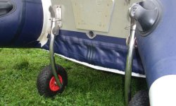 Транцевые колеса для лодки ПВХ своими руками: чертеж